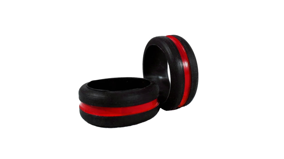 Thin Blue Line Silicone Ring - Womens Thin Red Line - WOM-RING-RED-SILICONE-5