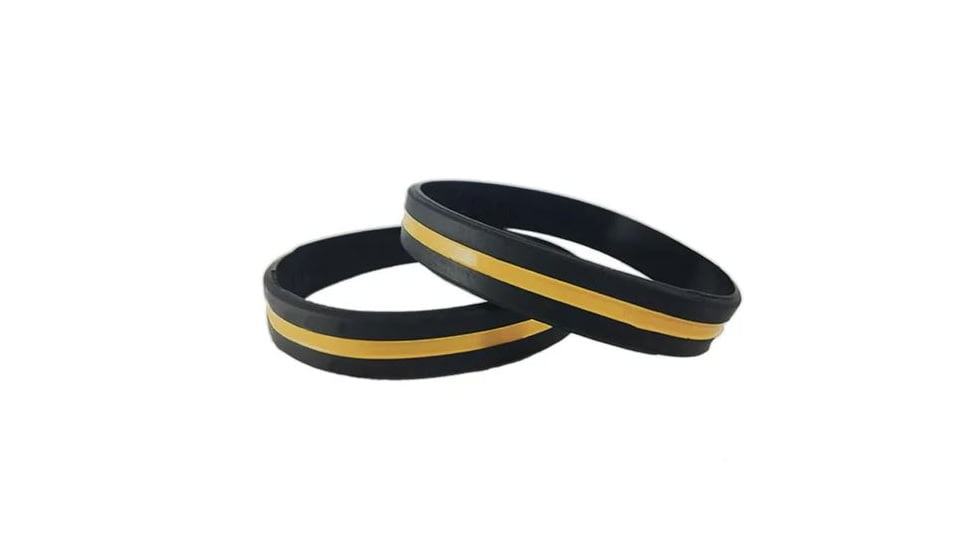 Thin Blue Line Thin Gold Line Bracelet, 8 Inch - TGOL-BR