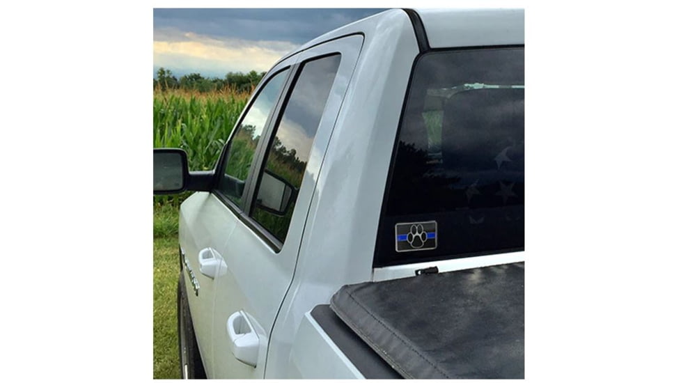 Thin Blue Line Vehicle Emblem - K9, , Thin Blue Line - PAW-EMBLEM