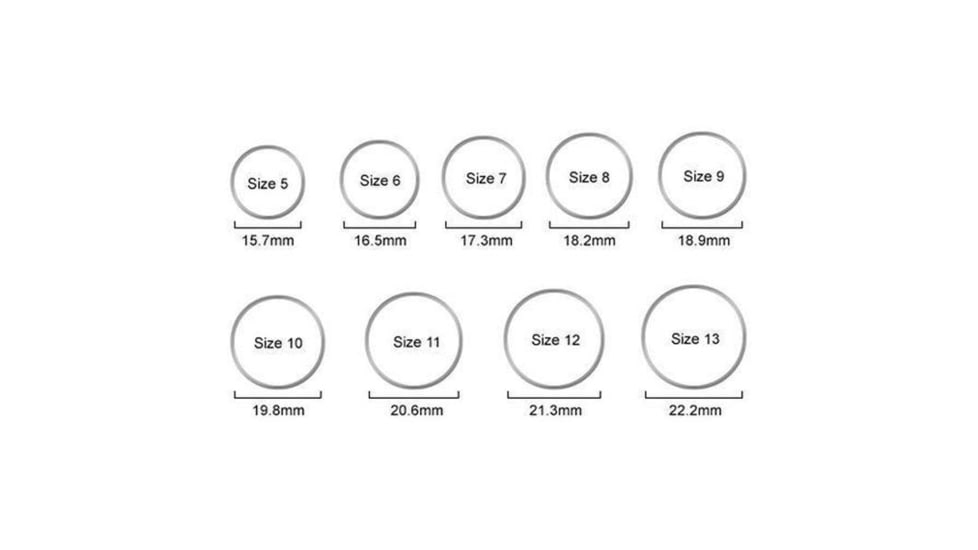 Thin Blue Line Womens Ring - WOM-RING-TBL-BLACK-105