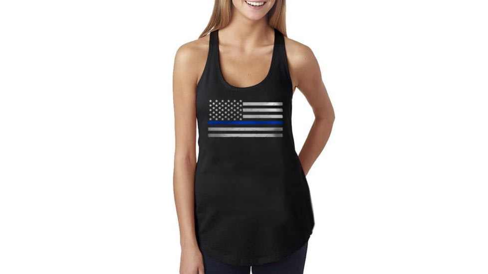 Thin Blue Line Womens Tank - Original Design - WOM-TANK-ORIG-LARGE