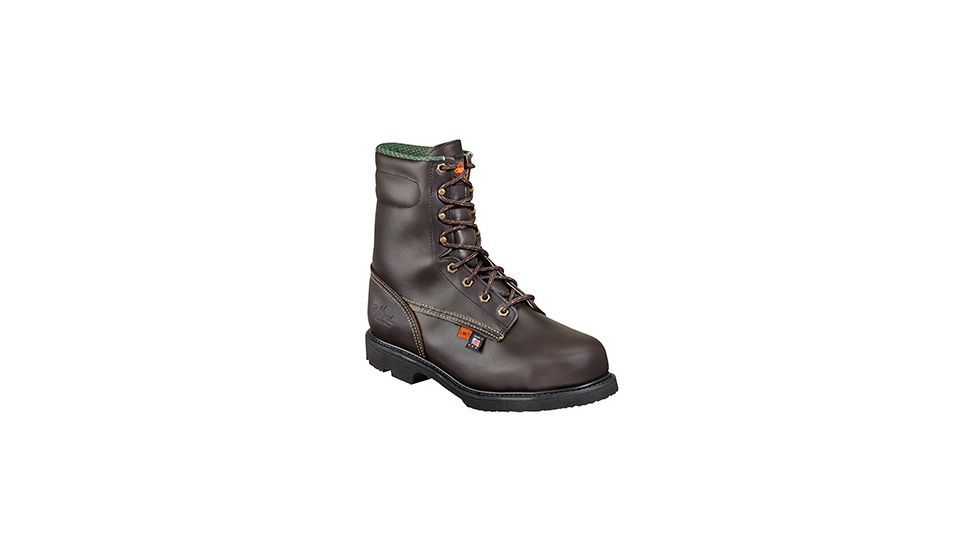 American Heritage 6in I-Met Safety Toe, Brown, 4/D