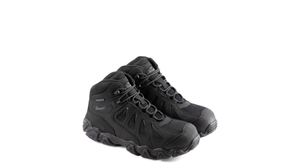 Thorogood Crosstrex Mid Hiker with Safety Toe Shoes - Mens, Black, 11.5, Width, 804-6494 11.5 W
