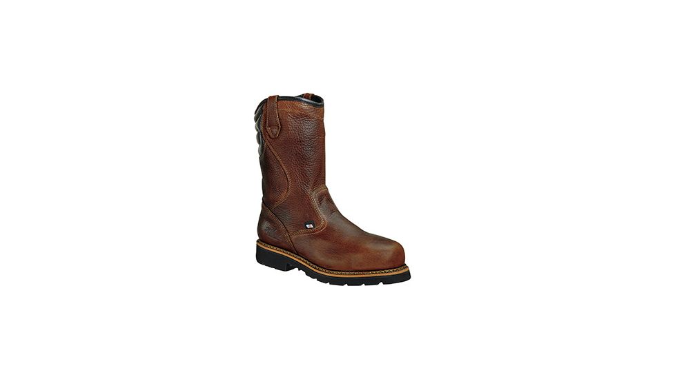 Mens 11in Indy Waterproof Wellington Safety Toe, Brown, 13/D
