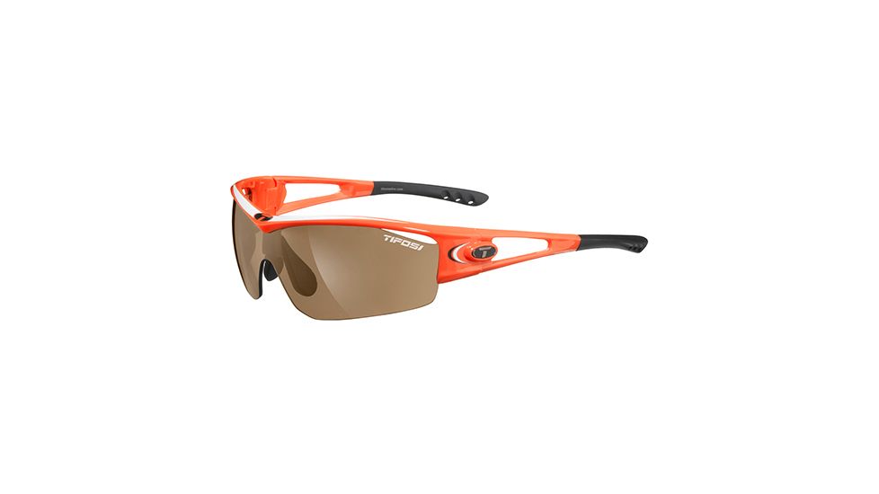 Tifosi Optics Logic w/ AC Red, Brown, Clear Lenses, Neon Orange Frame 0050105702