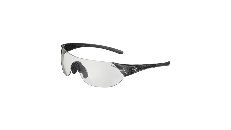 Tifosi Optics Podium S w/ Light Night Fototec Lenses, Gloss Carbon Frame 1010305231