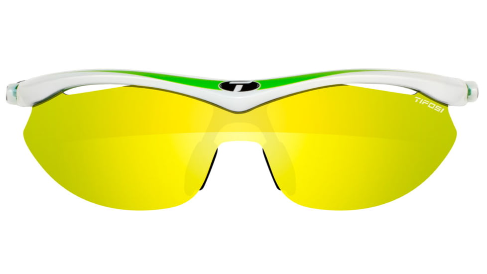 Tifosi Optics Slip Sunglasses - Race Neon Frame w/Clarion Yellow,AC Red and Clear Lens 10102927