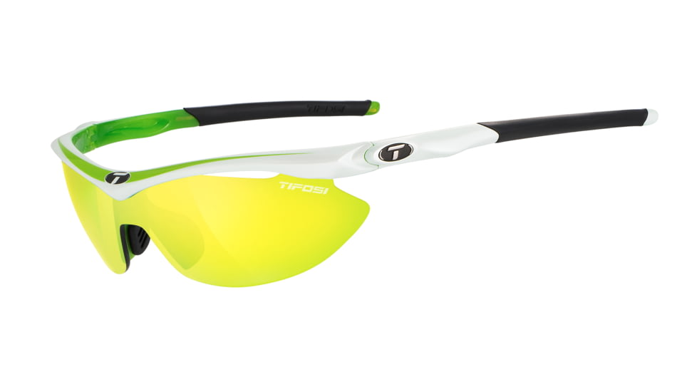 Tifosi Optics Slip Sunglasses - Race Neon Frame w/Clarion Yellow,AC Red and Clear Lens 10102927