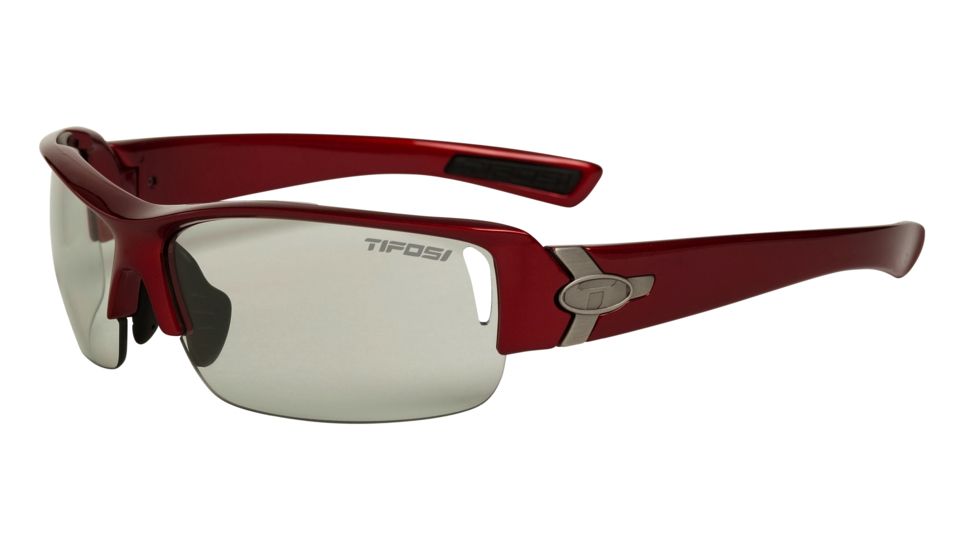 Tifosi Slope Sunglasses - Metallic Red Frame, Light Night Fototec Lenses 0030302731