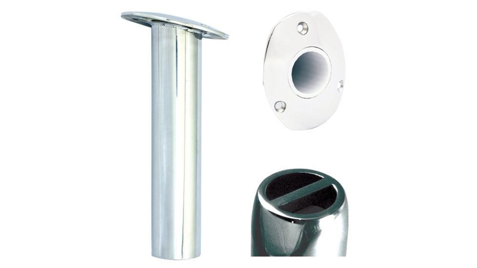 Tigress Oval Head SS Gunnel Mount Rod Holder - 15 - 9" 63616