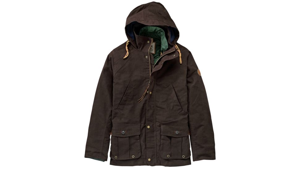 Timberland 3 in 1 Waxed Field Coat - Men's-Mole-Large