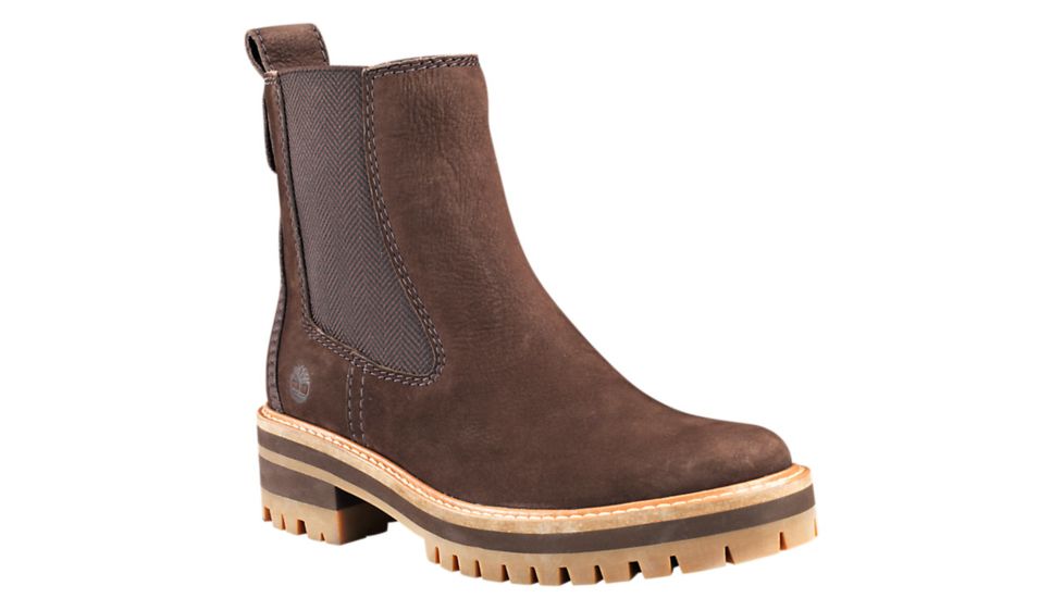 Timberland Courmayeur Valley Chelsea - Womens, Dark Brown Nubuck, 8, TB0A23WUW82-8-MED