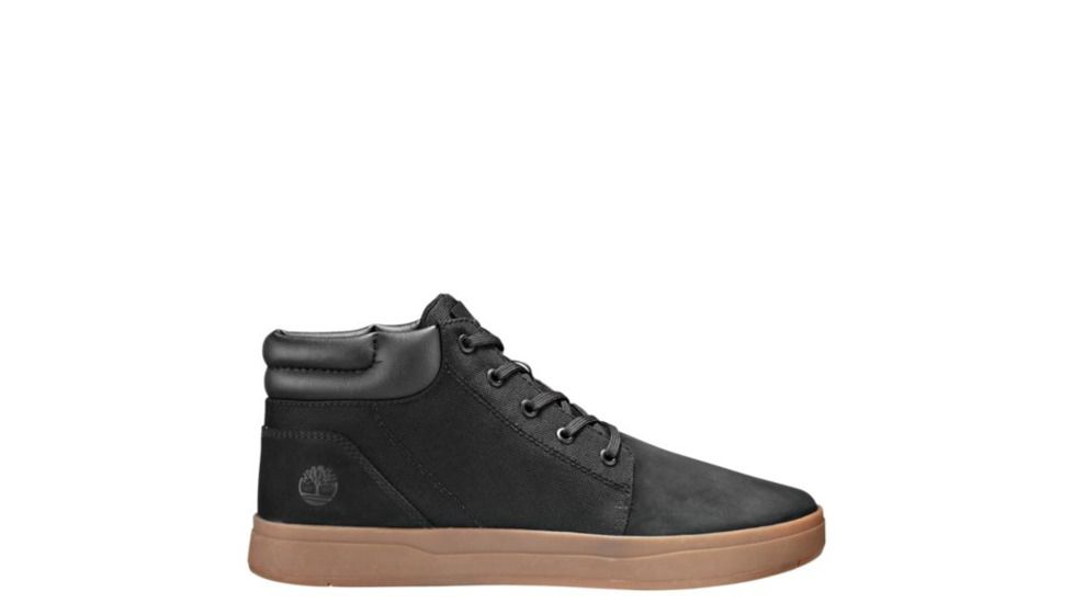 Timberland Davis Square Plain Toe Chukka Casual Shoe, Medium - Mens, Black Nubuck/Cordura, 11.5 US, TB0A1OH7001-115M