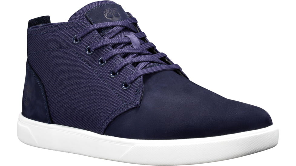 Timberland Groveton Chukka Casual Shoe - Men's-Dark Blue Nubuck-Medium-8