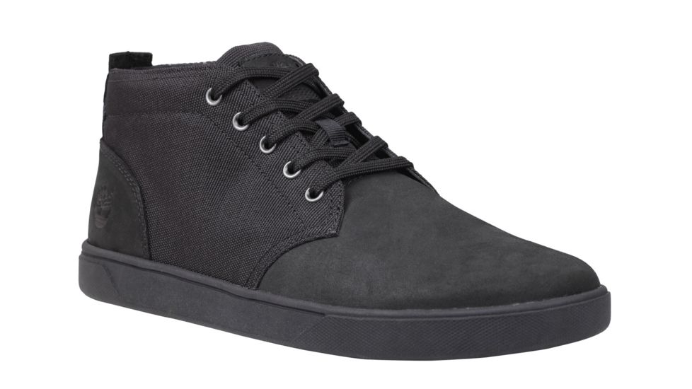Groveton Chukka Casual Shoe - Mens-Black Nubuck-Medium-12 US