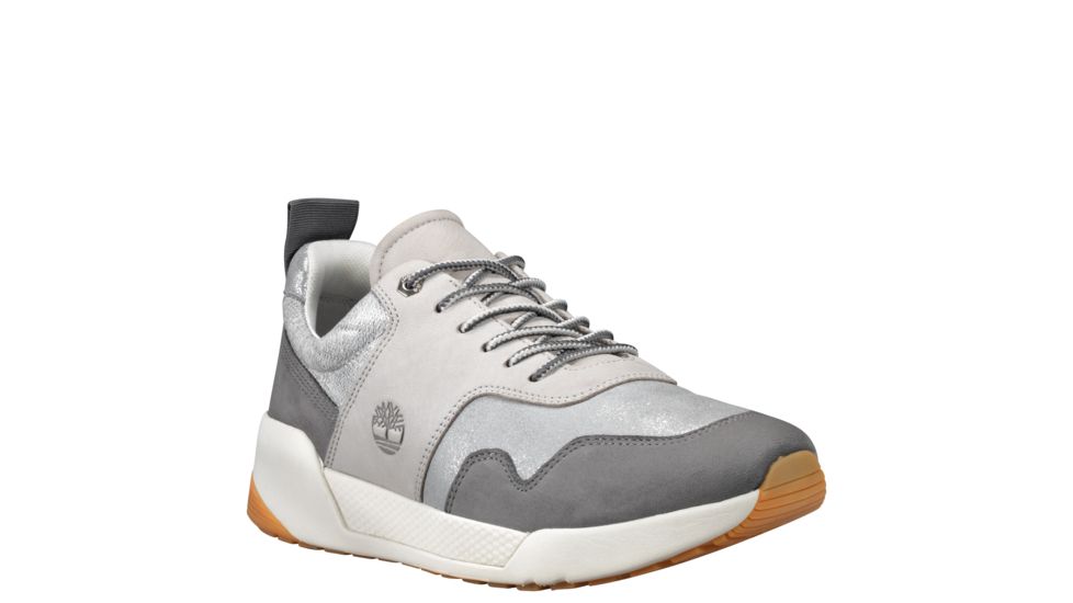 Timberland Kiri Up F/L Retro Sneaker, Md Grey w Silver, Medium, 6.5, TB0A2277033-065M