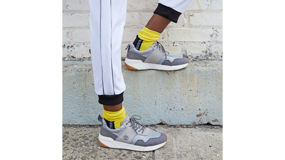 Timberland Kiri Up F/L Retro Sneaker, Md Grey w Silver, Medium, 6.5, TB0A2277033-065M