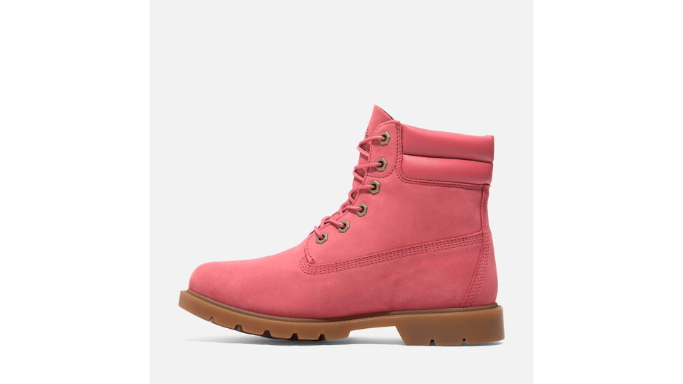 Timberland Linden Woods 6-Inch Lace-Up Waterproof Boot - Womens, Medium Pink Nubuck, 8.5, Medium, TB0A2PRVEAA08500M