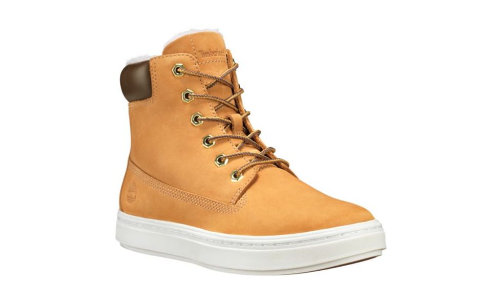 Timberland Londyn Warm Lined 6 Inch Sneaker Boots - Womens, Wheat Nubuck, Medium, 8.5, TB0A1REA231-85-Medium