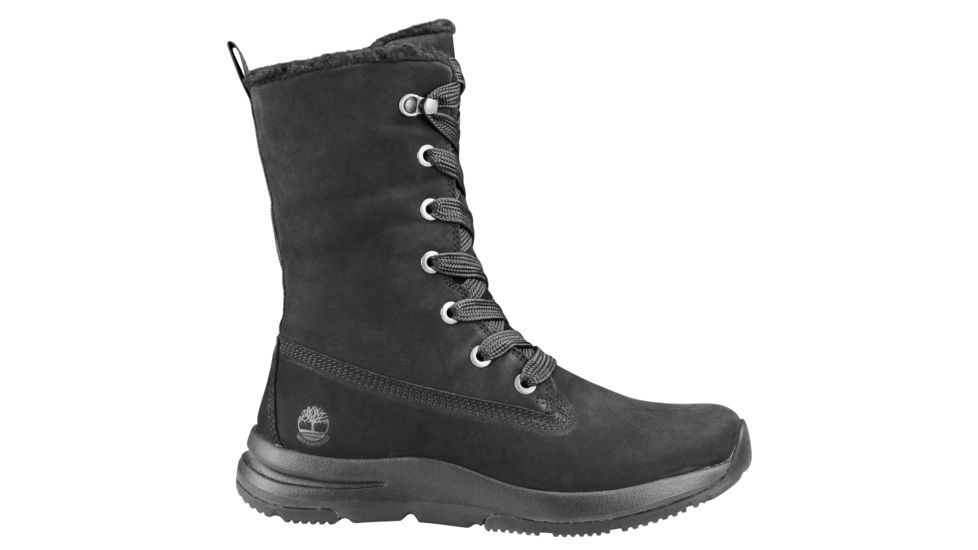 Timberland Mabel Town Mid Lace Waterproof Boot - Women's, Black Nubuck, 10, TB0A22QZ015-10-MED