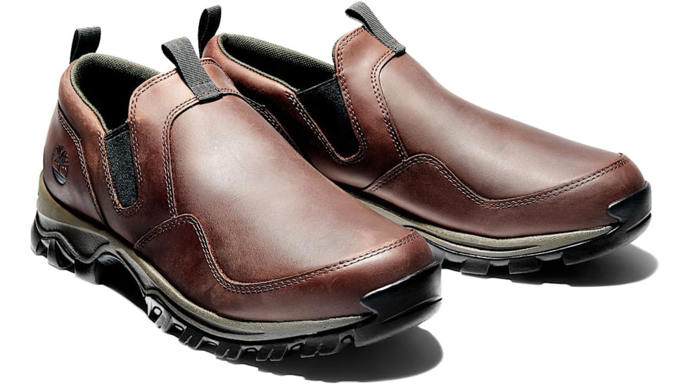 Timberland Mt. Maddsen Low Slip On Hiking Boots - Mens, Brown, 8.5 US, TB0A1QLSD71108500M
