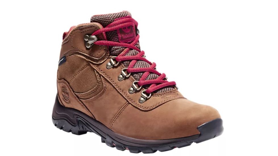 Timberland Mt. Maddsen Mid Leather Waterproof Boot - Women's, Rust Nubuck, 10, TB0A25MV643-10-MED