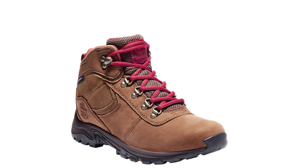 Timberland Mt. Maddsen Mid Leather Waterproof Boot - Womens, Rust Nubuck, 10, TB0A25MV643-10-MED