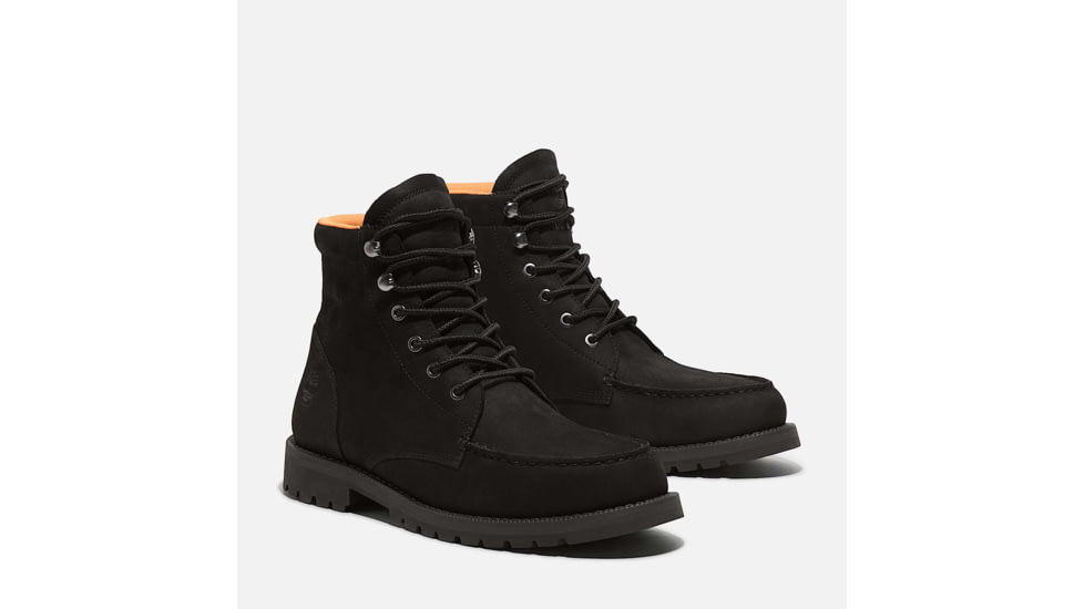Timberland Redwood Falls Waterproof Moc-Toe Boot - Mens, Black Nubuck, 7, Medium, TB0A41M7W0507000M