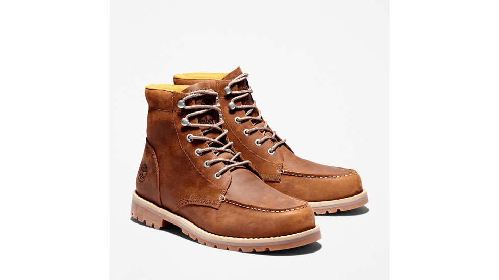 Timberland Redwood Falls Waterproof Moc-Toe Boot - Mens, Saddle, 9, Medium, TB1A2EDRF1309000M