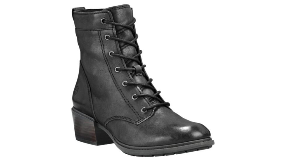 Timberland Sutherlin Bay Slouch Mid Lace-Up Boots - Womens, Jet Black New Barrilos, Medium, 9.5, TB0A1SD4015-95-Medium