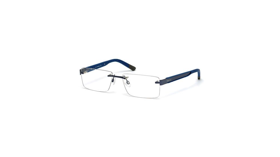 Timberland TB1307 Eyeglass Frames - Matte Blue Frame Color