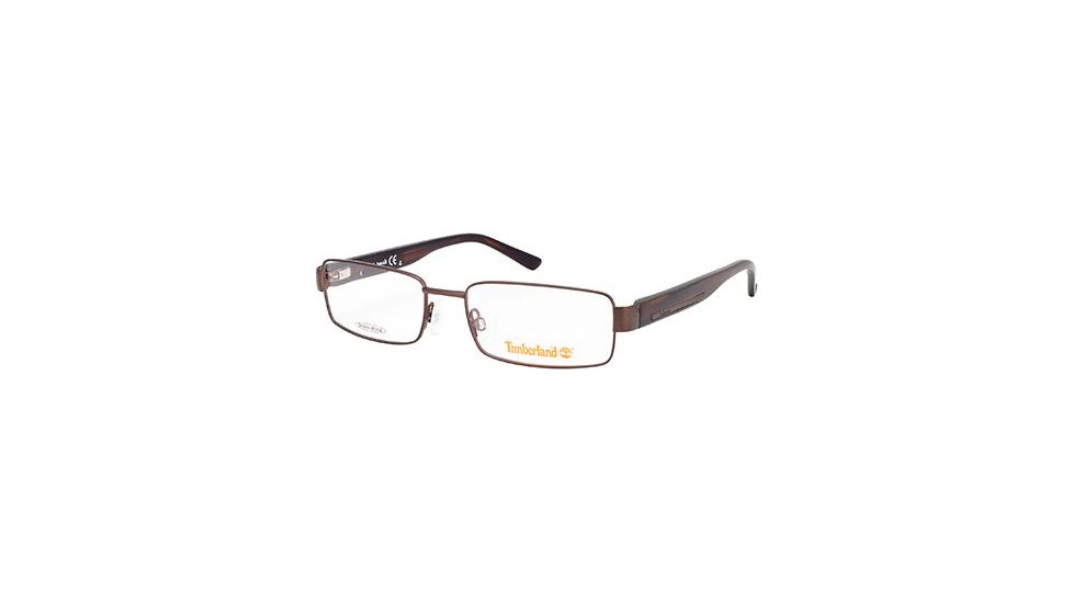 Timberland TB1528 Eyeglass Frames - Shiny Dark Brown Frame Color