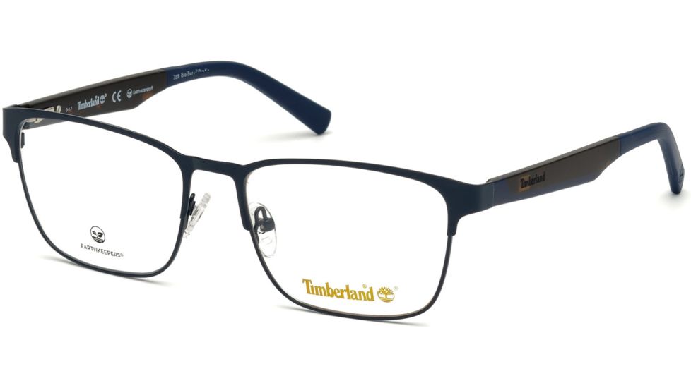 Timberland TB1575 Eyeglass Frames - Matte Blue Frame Color, Matte Blue Lens Color