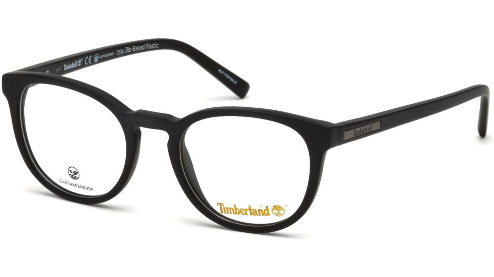 Timberland TB1579 Eyeglass Frames - Matte Black Frame Color, Matte Black Lens Color