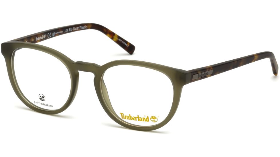 Timberland TB1579 Eyeglass Frames - Matte Dark Green Frame Color, Matte Dark Green Lens Color