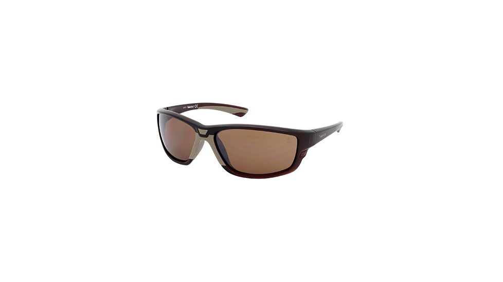 Timberland TB9046 Sunglasses - Dark Brown Frame Color, Brown Polarized Lens Color