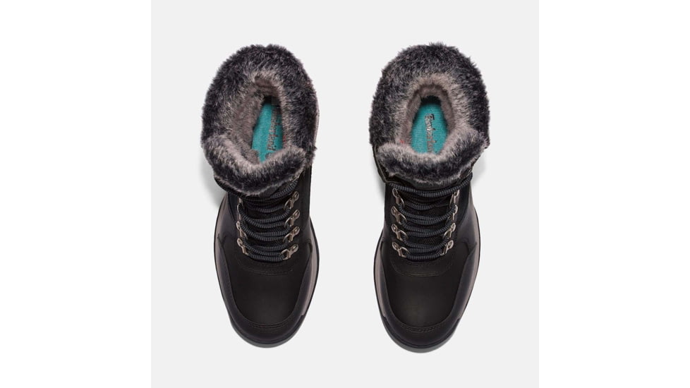 Timberland White Ledge Tall Lace Up Boot - Womens, Jet Black, 9.5, Medium, TB1A2KDR01509500M