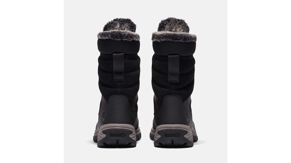 Timberland White Ledge Tall Lace Up Boot - Womens, Jet Black, 9.5, Medium, TB1A2KDR01509500M