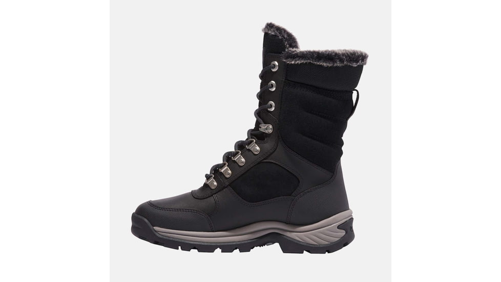 Timberland White Ledge Tall Lace Up Boot - Womens, Jet Black, 9.5, Medium, TB1A2KDR01509500M