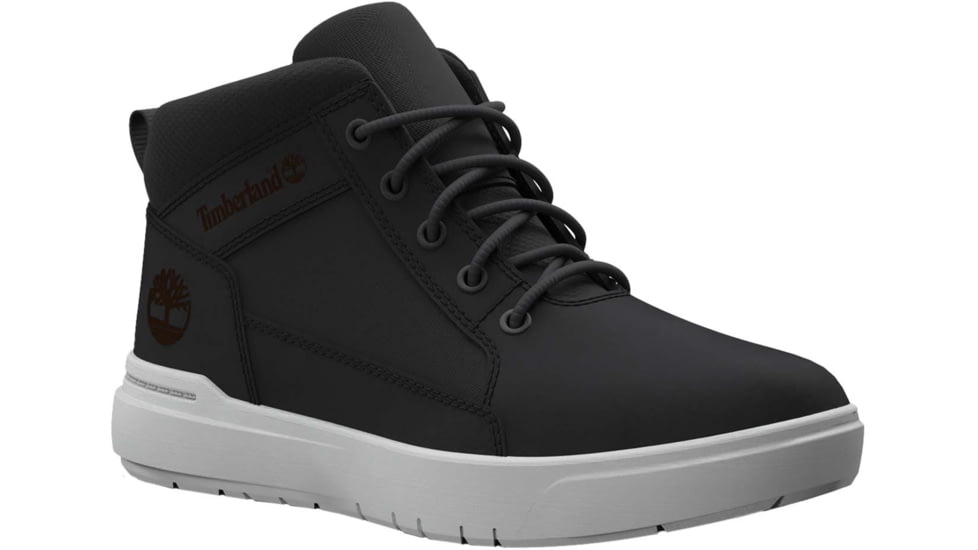 Timberland Youth Allston Mid Lace Up Shoes - Mens, Black Nubuck, 12.5, Medium, TB0A42M2W0512500M
