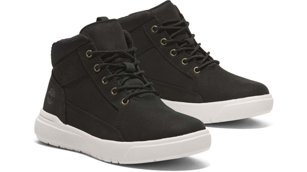 Timberland Youth Allston Mid Lace Up Shoes - Mens, Black Nubuck, 12.5, Medium, TB0A42M2W0512500M