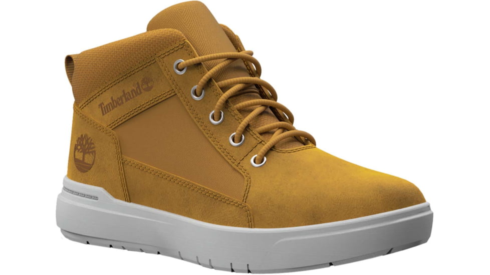Timberland Youth Allston Mid Lace Up Shoes - Mens, Wheat Nubuck, 1.5, Medium, TB0A42M275401500M