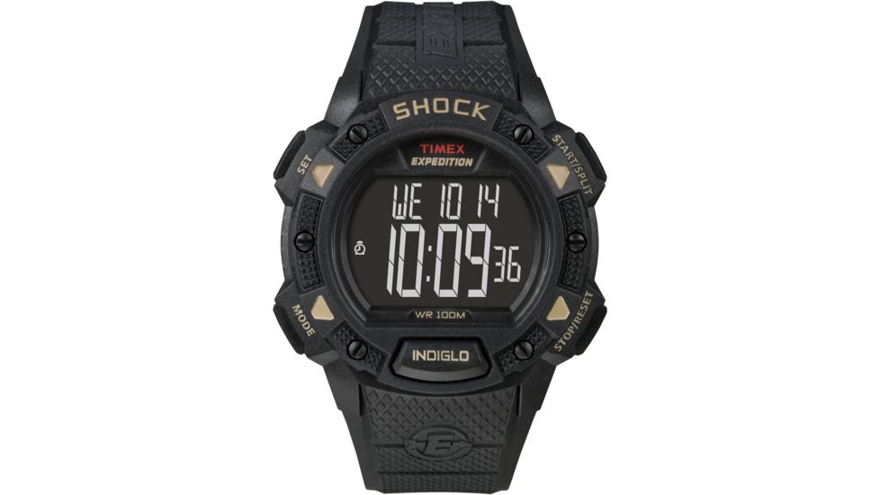Timex Expedition Shock Chrono Alarm Timer - Black 45205