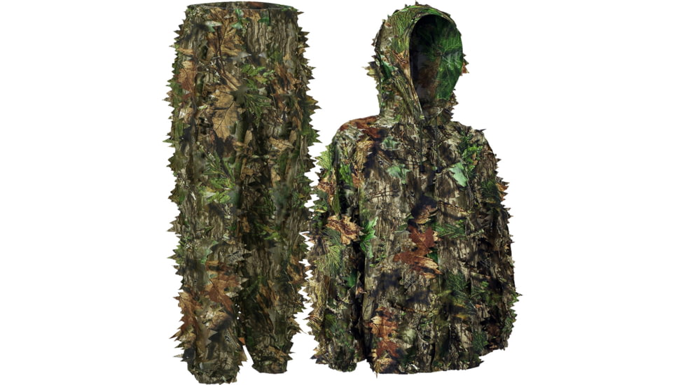 Titan 3D Leafy Suit Hunting Camouflage, Mossy Oak NWTF Obsession, Small/Medium, MO-OB80-LS-S/M