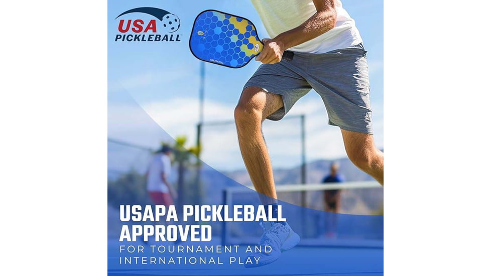 Tkg Sports Carbon Fiber Pickleball Set W/carry Bag