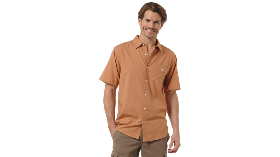 Toad&amp;Co Airbrush Short Sleeve Shirt - Men's-Adobe-X-Large