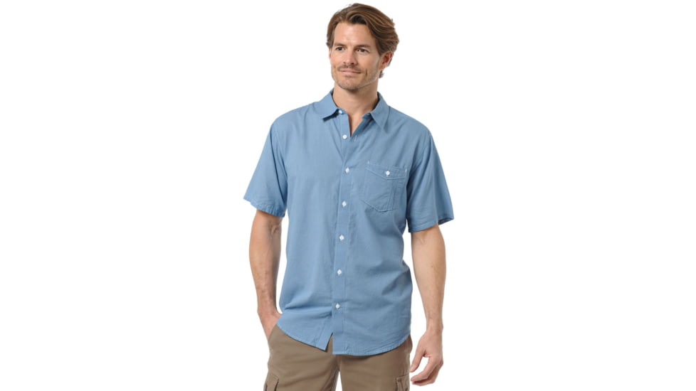 Toad&amp;Co Airbrush Short Sleeve Shirt - Men's-Marlin-X-Large