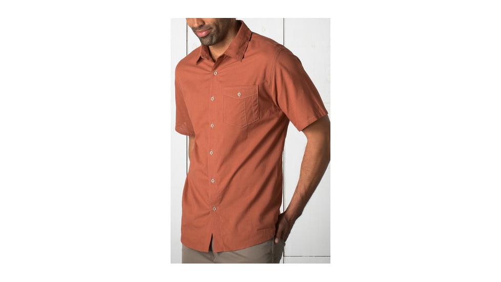 Toad&amp;Co Airbrush Short Sleeve Shirt - Men's-Picante-Small