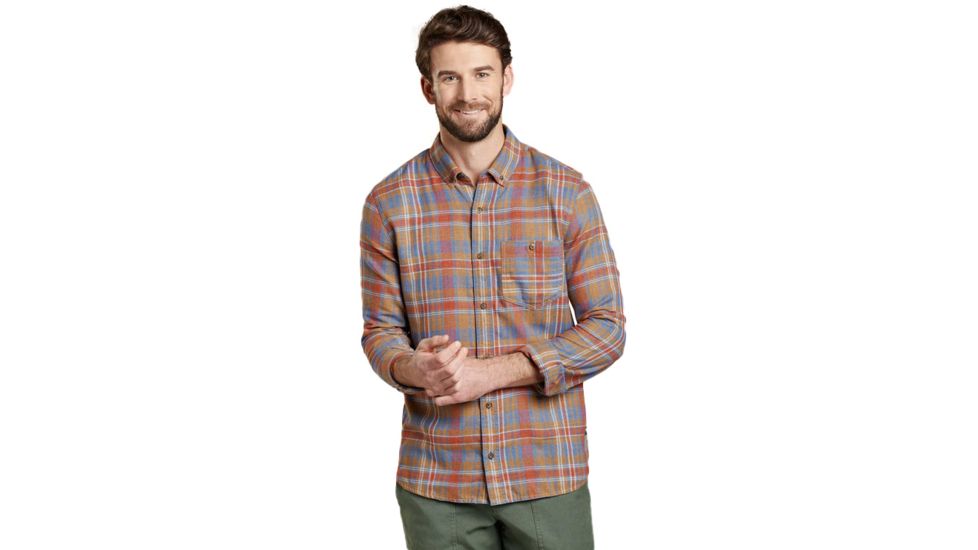 Toad&amp;Co Airsmyth LS Shirt - Mens, Tabac, Medium, T2241915-247-M