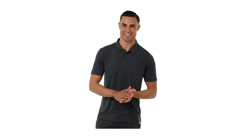 Toad&amp;Co Alibi Short Sleeve - Men's-Charcoal Heather-Small